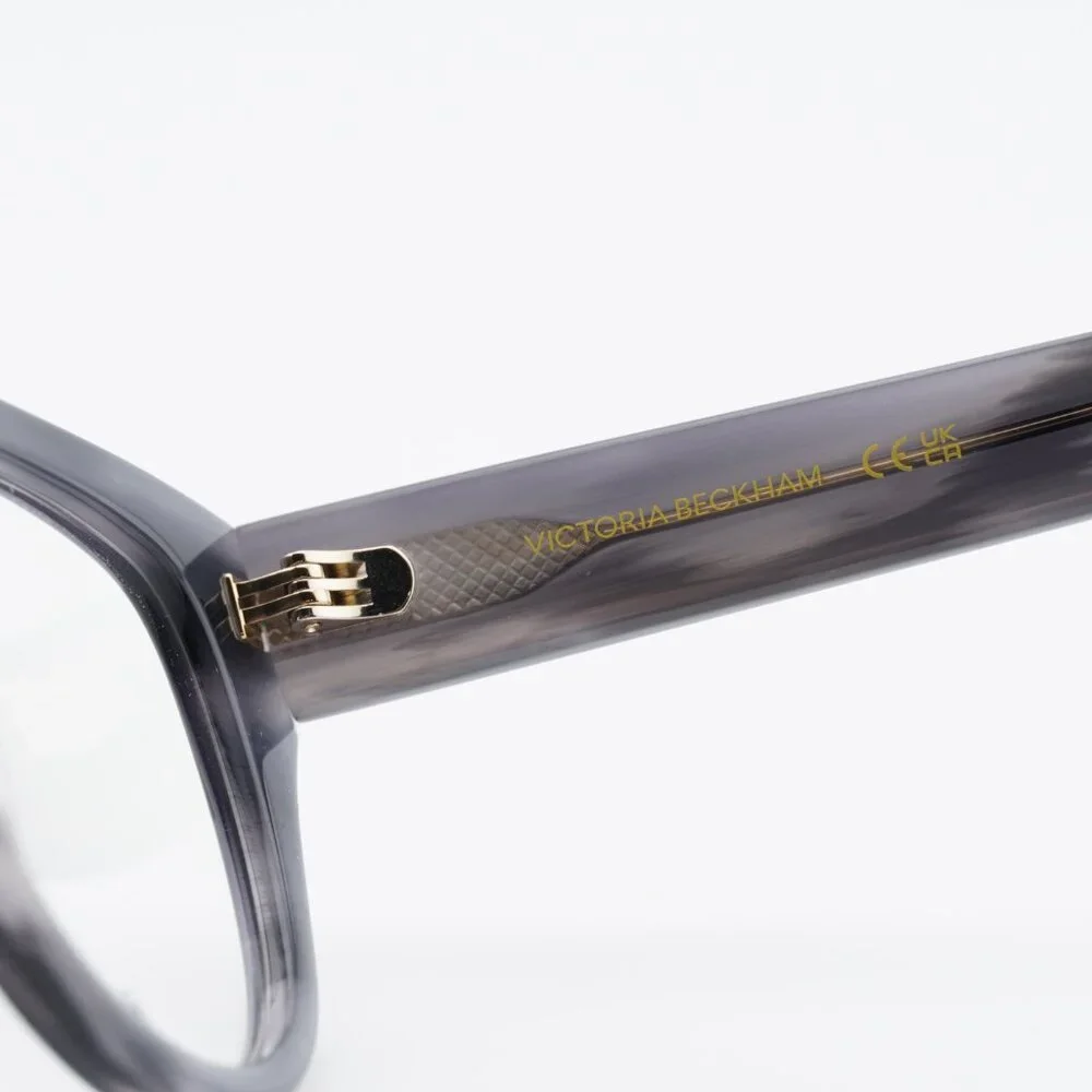 Victoria Beckham VB2674 036 Eyeglasses Striped Grey 53mm Cat Eye Frame